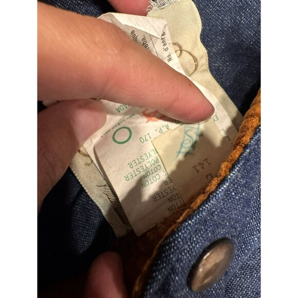 Vintage House Of Peerless Reversible Cowboy Style Vest Large EUC - Picture 7 of 8